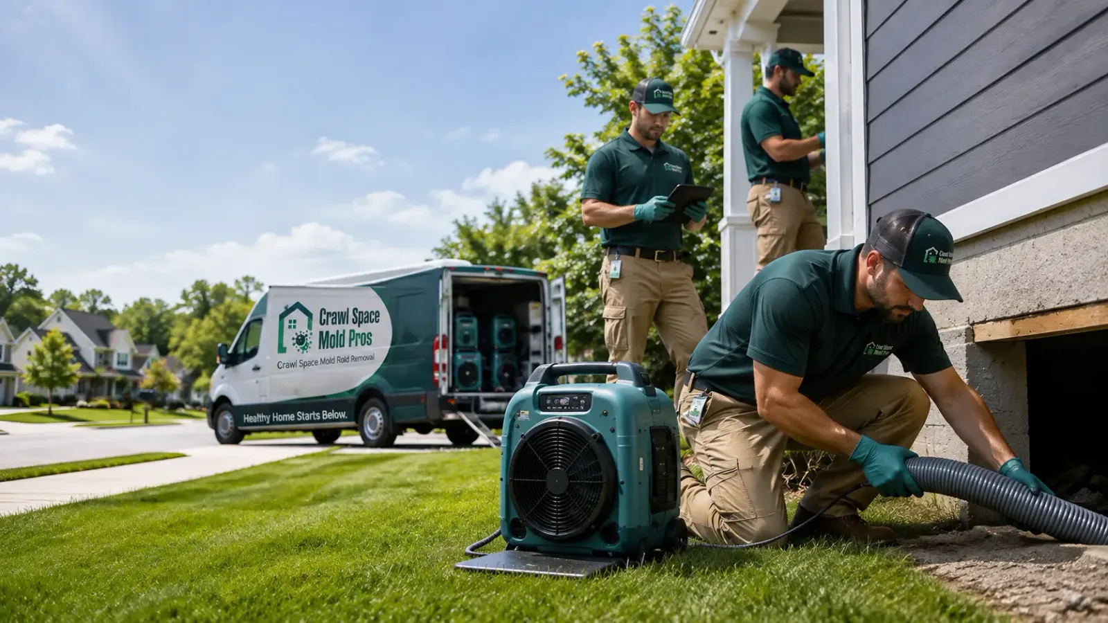 Crawl Space Mold Removal in Pacific, MO